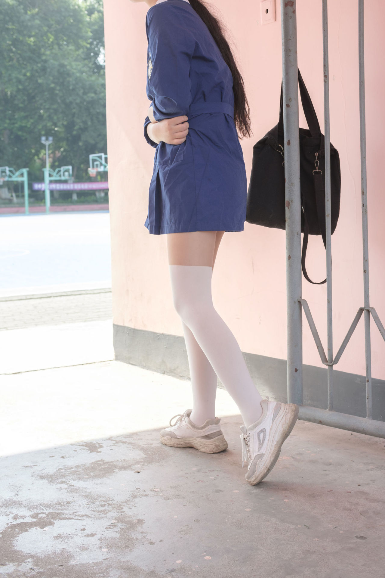 [森萝财团] BETA-018 JK白丝外拍 萝莉丝袜写真